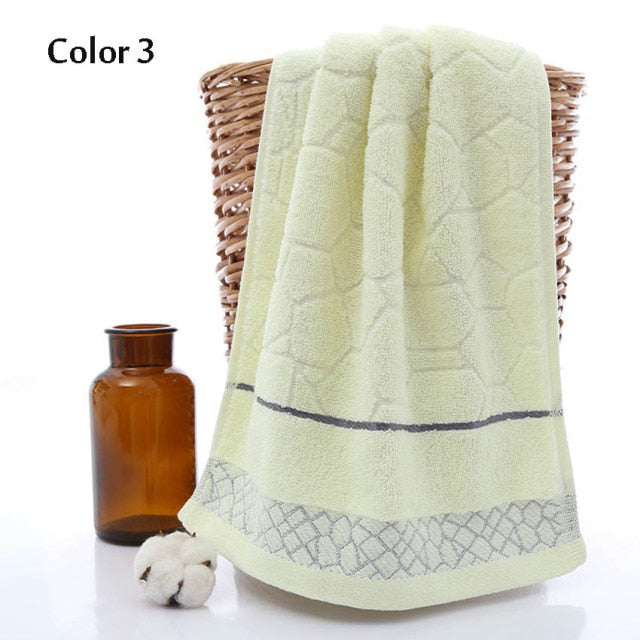 Geometric Towels Set 100% Cotton