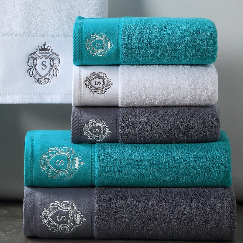 Cotton bath towels